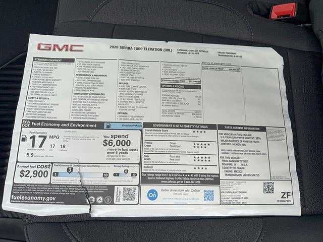 2026 GMC Sierra 1500 Elevation