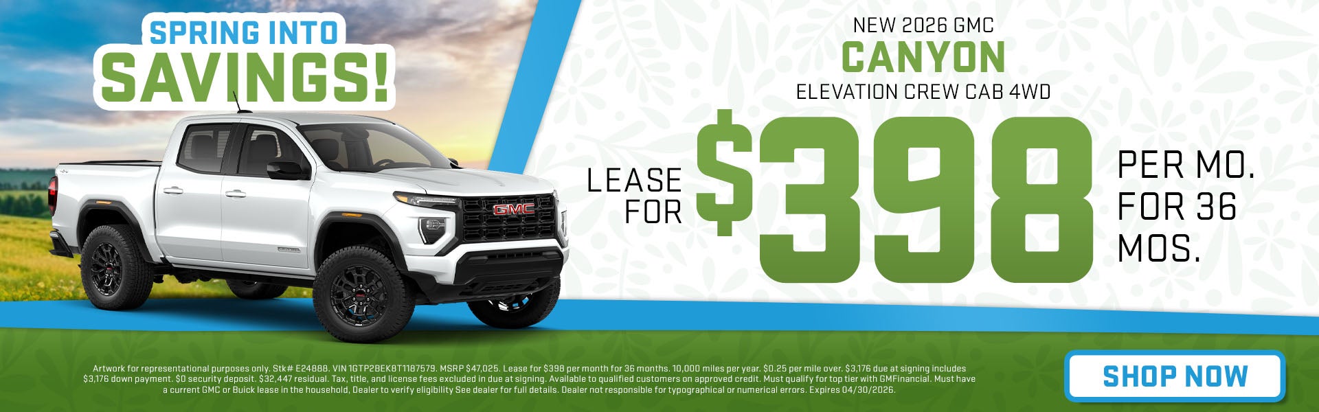 Lease a New Canyon Model